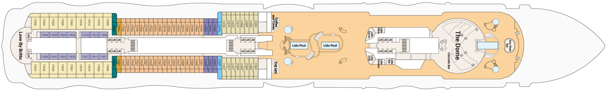 Deck 17 plan
